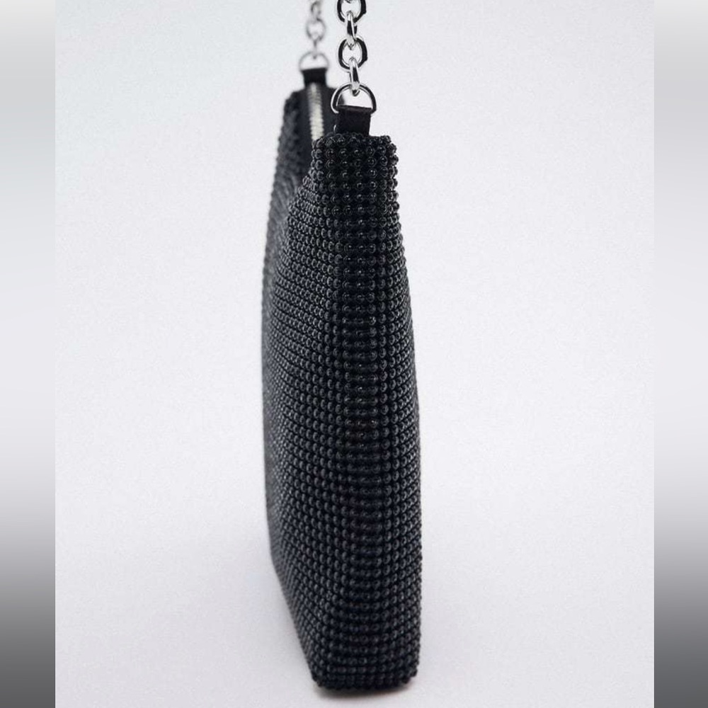 Zara black rhinestone mini bag - Picture 5 of 11